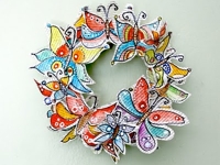 alisa burke Butterfly Wreath